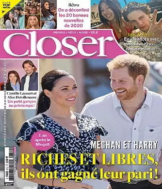 Closer N°812 Du 2 au 8 Janvier 2021