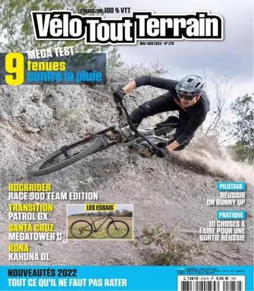 Vélo Tout Terrain N°278 – Mai-Juin 2022